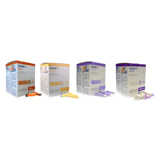 Pack de 100 lancettes Unistik compatibles avec Lactate Scout